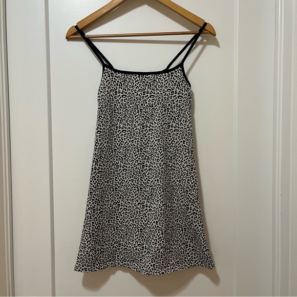 H&M - Leopard Print - A-Line Mini Dress - Women’s S - Picture 2 of 8